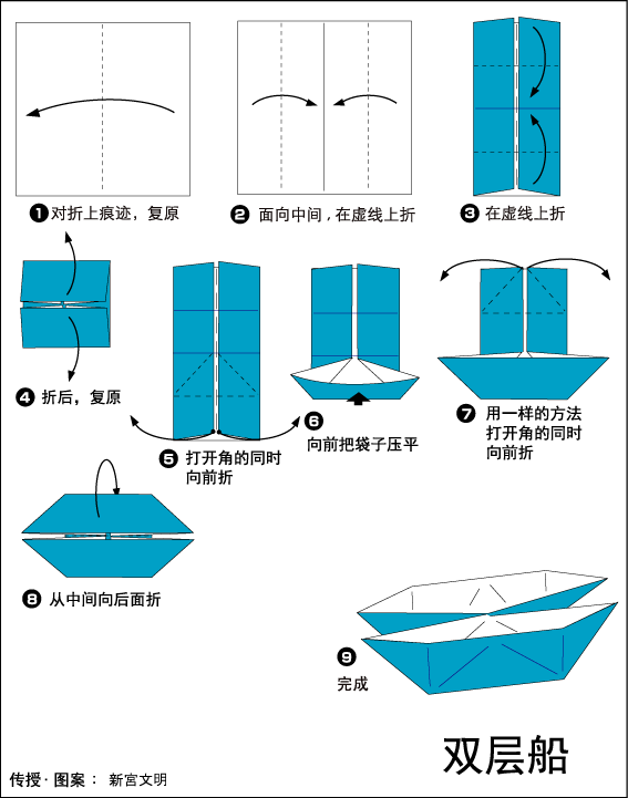 Origami Twin Boat